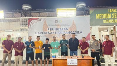 Bersama APH, Lapas Bagansiapiapi Gelar Razia Insidentil Cegah Gangguan Kamtib