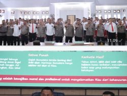 Kapolres Rokan Hilir Sosialisasikan Program Kapolda Riau “Green Policing” kepada Personel
