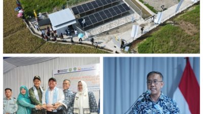 Perkuat Ketahanan Pangan, PTBA Hadirkan Dua PLTS Irigasi untuk Petani Muara Enim