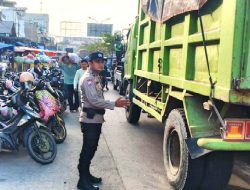 Polsek Bagan Sinembah Gelar Strong Point Pagi untuk Tertibkan Lalu Lintas