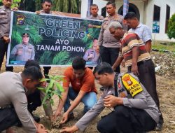 Polsek Bagan Sinembah Gelar Penanaman 30 Pohon dalam Rangka Hari Pohon Nasional 2025
