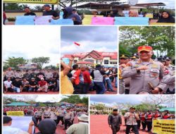 Simulasi Sispam Mako dan Sispam Kota Digelar di Polres Rokan Hilir