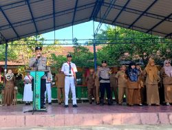 Polsek Bagan Sinembah Jadi Pembina Upacara di SMPN 02 Balai Jaya