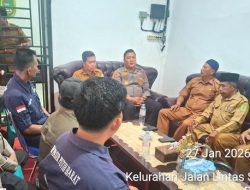 Polsek Bagan Sinembah Koordinasikan Pencegahan Karhutla di Dua Kecamatan Rohil