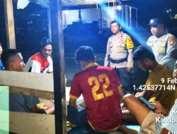 Kamtibmas: Polsek Pujud Lakukan Pengecekan Pos Siskamling di Dua Kepenghuluan