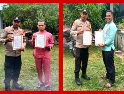 Polsek Tanah Putih Tanjung Melawan Sosialisasikan Larangan Pembakaran Hutan dan Lahan