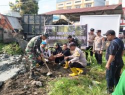 Polsek Kubu dan Forkopimcam Gelar Apel serta Gotong Royong Bersama di Pasar Tradisional Pelita