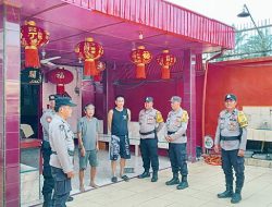 Pastikan Situasi Kondusif, Polsek Bagan Sinembah Laksanakan Patroli Keamanan Perayaan Imlek 2577