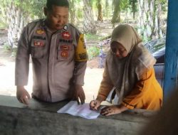 Polsek Pujud Intensifkan Sambang Warga di Tanjung Medan