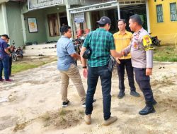 Bhabinkamtibmas Polsek Pujud Sambangi Warga Tanjung Medan, Tekankan Kamtibmas dan Pencegahan Karhutla
