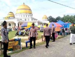 Polsek Pujud Amankan Pasar Ramadhan 1447 H, Lalu Lintas Simpang Tepak Lancar dan Kondusif