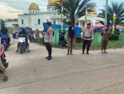 Polsek Pujud Amankan Pasar Ramadan 1447 H di Simpang Tepak, Lalu Lintas Terkendali