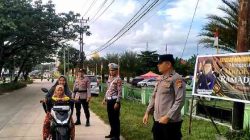 Polsek Pujud Amankan Arus Lalu Lintas Pasar Ramadhan Simpang Tepak