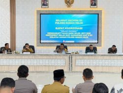 Kapolres Rohil Inisiasi Rakor Harkamtibmas Sambut Imlek dan Ramadhan