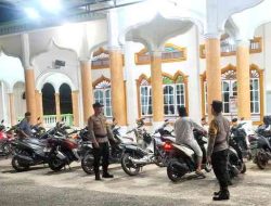 Polsek Bagan Sinembah Amankan Sholat Tarawih, Ibadah Berlangsung Aman dan Kondusif