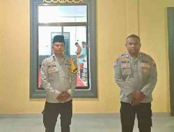Personel Polsek Pujud Patroli Kamtibmas Salat Subuh di Teluk Nayang