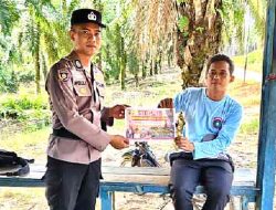 Polsek Pujud Intensifkan Patroli dan Sosialisasi Pencegahan Karhutla di Sukajadi