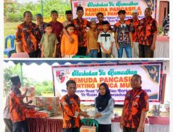 Pemuda Pancasila Ranting Panca Mukti Santuni Anak Yatim 50 Paket Sembako di Bulan Ramadhan