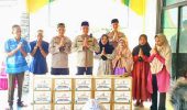 Polres Rokan Hilir Salurkan Paket Sembako untuk Kaum Dhuafa di Pujud