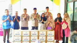 Polres Rokan Hilir Salurkan Paket Sembako untuk Kaum Dhuafa di Pujud