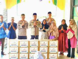 Polres Rokan Hilir Salurkan Paket Sembako untuk Kaum Dhuafa di Pujud