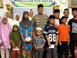 Kapolsek Pujud Gelar Peringatan Nuzulul Qur’an dan Santuni 19 Anak Yatim