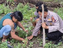 Polsek TPTM Edukasi Warga soal Green Policing dan Penghijauan