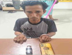 Polsek Mandau Amankan Pria Terduga Penyalahguna Sabu di Bathin Solapan