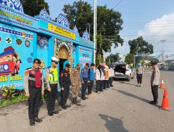 Personel Polres Muara Enim Mulai Tempati Pos PAM dan Pos Yan dalam Operasi Ketupat Musi 2026