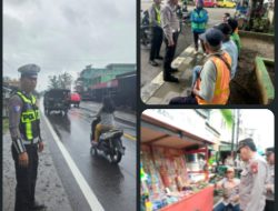 Arus Mudik Mulai Meningkat Melintasi Pos Pelayanan Cinta Kasih, Petugas Lakukan Pengaturan Lalu Lintas