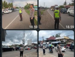 Arus Balik Idul Fitri 1447 H Meningkat, Polres Muara Enim Siaga di Perlintasan KA Desa Cinta Kasih