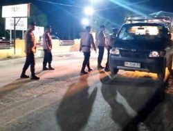 Polsek Pujud Gelar Patroli Malam, Antisipasi Premanisme dan Balap Liar