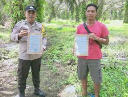 Polsek Pujud Gencarkan Patroli dan Sosialisasi Pencegahan Karhutla di Sungai Tapah