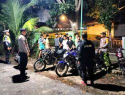 Patroli Malam Polsek Pujud, Antisipasi Narkoba dan Gangguan Kamtibmas