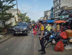 Polsek Bagan Sinembah Intensifkan Pengaturan Arus Pagi di Bagan Batu Terkendali