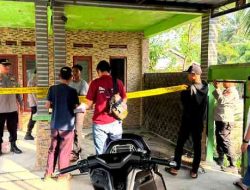Polsek Pujud Tutup Rumah Kosong yang Diduga Kerap Dijadikan Tempat Konsumsi Narkotika