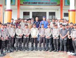 Kapolres Rohil Tekankan Polisi Bersih Narkoba dalam Apel Personel Baru Polsek Panipahan