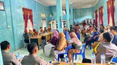 Kapolsek Bagan Sinembah Perkuat “Cooling System” Lewat FGD, Libatkan Tokoh Masyarakat