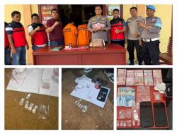 Polsek Pujud Ungkap Peredaran Sabu di Rokan Hilir, Sita Uang Puluhan Juta