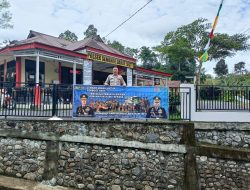 Polres Muara Enim Pasang Banner “Jangan Lelah Untuk Berbuat Baik”, Ajak Personel dan Masyarakat Tebar Kebaikan