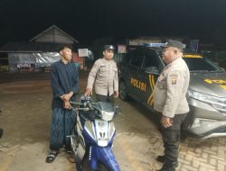 Ka SPK A Polsek Rambang Pimpin Kegiatan Rutin Yang Ditingkatkan dan Patroli Malam, Jaga Kamtibmas Tetap Kondusif*