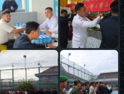 Apel Razia dan Tes Urine dalam Rangka Hari Bakti Pemasyarakatan ke-62 Bersama APH