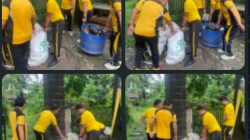 Polres Muara Enim Ajak Masyarakat Peduli Lingkungan Lewat Aksi “Belida Asri” di Pasar Pagi