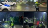 Blue Light Patrol Sat Lantas Polres Muara Enim Jaga Keamanan Lalu Lintas di Malam Hari