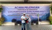 Perpisahan Siswa Kelas XII, Mutia Kasih Boru Nasution Sampaikan Terima Kasih kepada Kepala Sekolah Sofian dan Dewan Guru