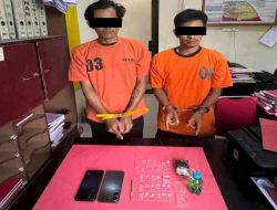 Polsek TPTM Tangkap Dua Terduga Pengedar Sabu, Sita 3,08 Gram Sabu