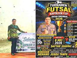 HRD PT SIA: Turnamen Futsal Kapolsek Cup Jadi Wadah Positif Generasi Muda