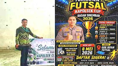 HRD PT SIA: Turnamen Futsal Kapolsek Cup Jadi Wadah Positif Generasi Muda