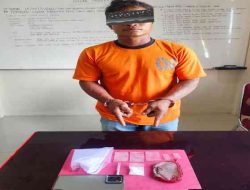 Polsek TPTM Tangkap Seorang Terduga Pengedar Sabu dan Barang Bukti 2,89 Gram Disita