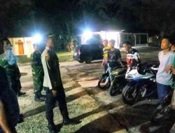 Polsek TPTM Gelar Razia Balap Liar di Rohil, Sembilan Sepeda Motor Diamankan